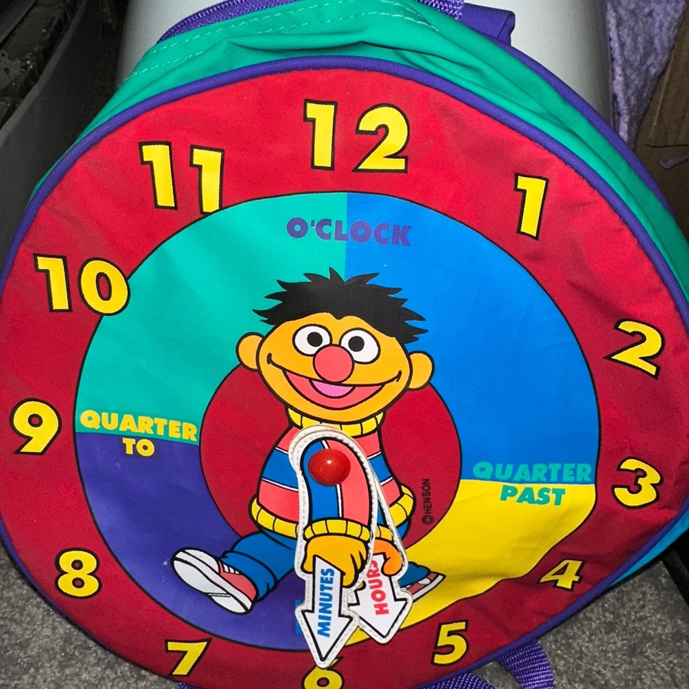 90s Sesame Street bert backpack